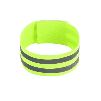 

Single night run 5cm wide double highlight reflective elastic band sports armband bracelet leggings