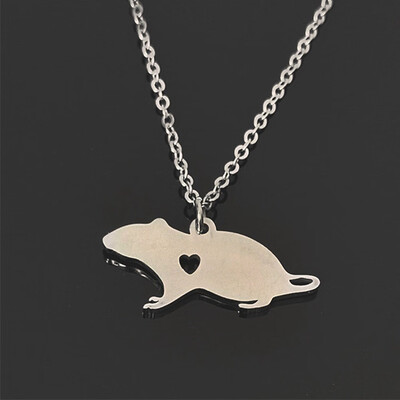 

mouse Stainless steel necklace accessories necklace pendant animal necklace fashion jewelry women girls