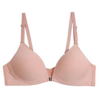 

Push Up Bra For Women Sexy Wire Free Bralette Padded Solid Color Lingerie Seamless Underwear Front Closure Bra Bielizna damska