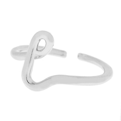 

Silver A-Z 26 Letters Initial Name Rings Women Men Weeding Couple Jewelry