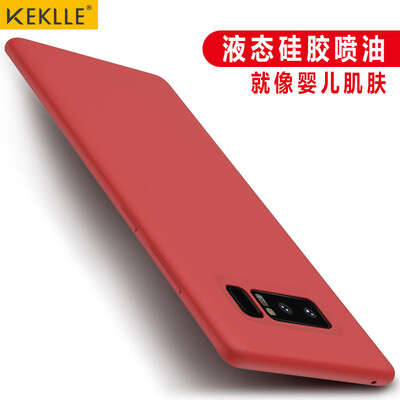 

KEKLLE Samsung note8 mobile phone shell mobile silicone drop-proof men&women paragraph drop protection for Samsung Galaxy Note8 watermelon red