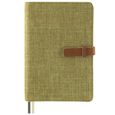 

Kinbor cotton&linen A5 hand book book schedule notebook hand book stationery notebook bean green DTB6041-3