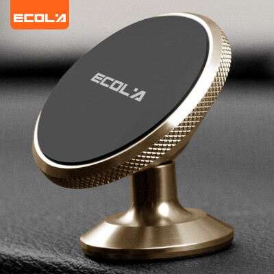 

IKEA ECOLA multi-function mobile phone holder magnetic magnetic portable car desktop glass paste 360 ​​degree rotation for Apple Samsung millet Huawei mobile phone H3GD gold