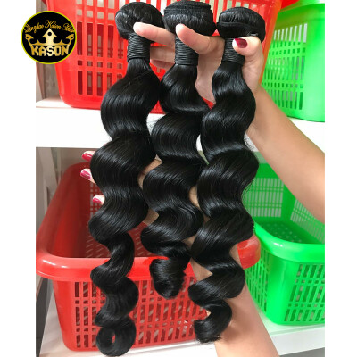 

Kason Raw Indian Virgin Hair Loose Wave 3 PcsLot Human Hair Bundles Grade 8A 100 Unprocessed Human Virgin Hair