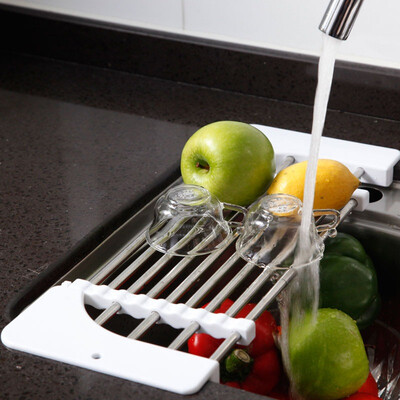 

Porcelain 30 Stainless Steel Kitchen Shelf Sink Drainage Tractor Rack Plate Holder Wagon Tank Shelf DQ-0075