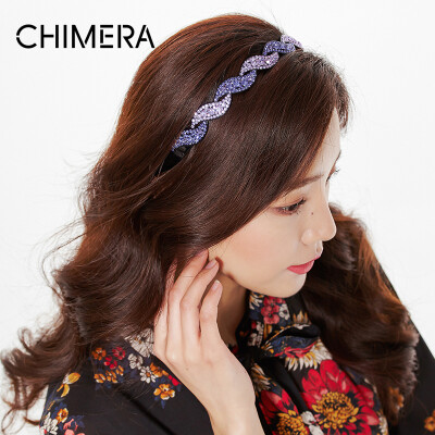 

CHIMERA hair accessories headdress gorgeous diamond headband headband purple