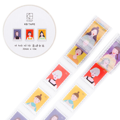 

Kinbor hand book&paper tape 25mm10m hand account character sticker that day DTB64103
