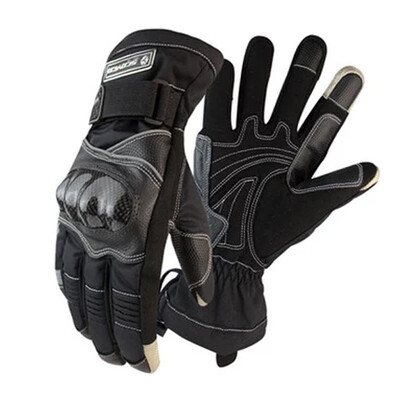 

Sai Yu SCOYCO motorcycle riding locomotive carbon fiber protection warm waterproof gloves MC15B-2 black XL