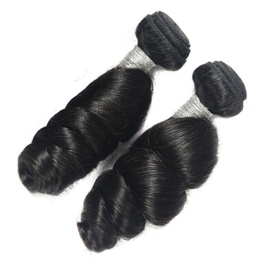 

Queen Hair Products Brazilian Loose Wave 2 Bundles 18 Inch Brazilian Virgin Hair Weave Unprocessed Top Human Hair