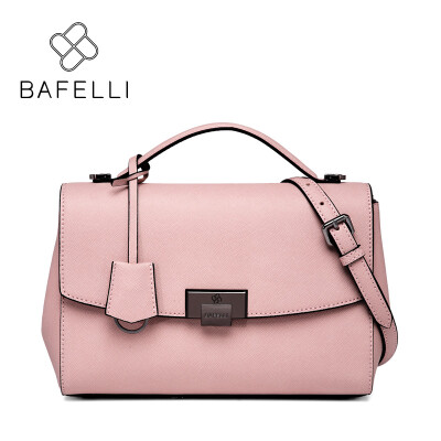 

BAFELLI split leather shoulder bag Large capacity for women crossbody bolsa mujer luxury women handbags red messenger bag