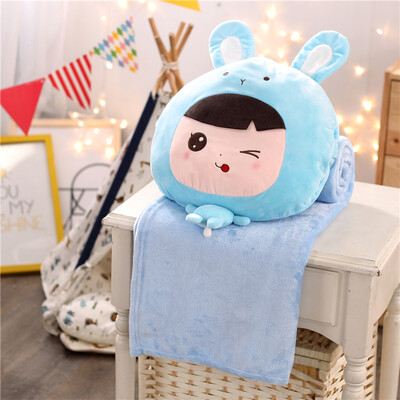 

Percy hometextiles:3 in 1 Cartoon pillow blanket