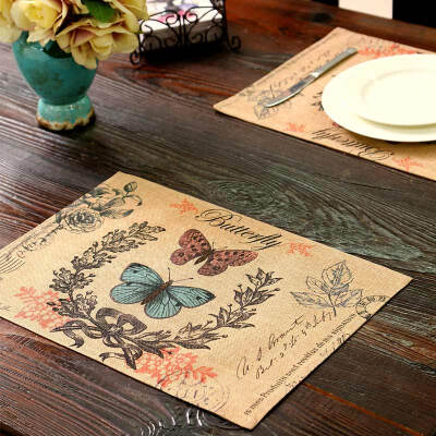 

A Ting Polyester Placemats Cafe Creme Tour 13x18 Set of 2