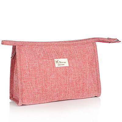 

Portable Cosmetic Bags with a Small Mirror Makeup Tools Organizers Washing Storage Bag for Traveling