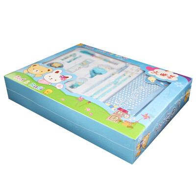 

Wenquxing Pencil Stationery Gift Set Student Student Supplies Gift Blue