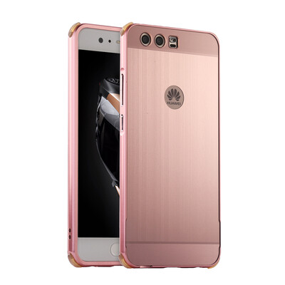 

Роскошный чехол для алюминиевого бампера Huawei P10 Lite + акриловая панель Назад Глянцевая крышка для бизнеса для Huawei P10 Lite