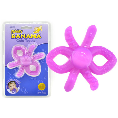 

Baby Banana Baby Toy Teeth Silicone Molar Stick Baby Soothing Bite Baby Baby Toothbrush Octopus 0-24 Months