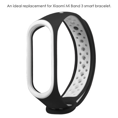 

Replacement Watch Band Sport Wristband Fashion Simple Style Breatherable Wrist Strap for Xiaomi Mi Band 3 Smart Bracelet
