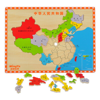 

MING TA A8131 палзы карты Китая детские образовательные игрушки для раннего образования
