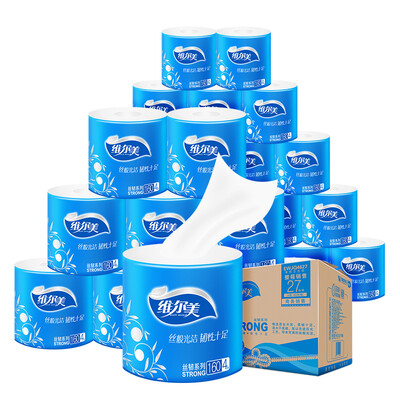 

[Jingdong supermarket] Wilhelm roll paper tough series of four layers of 160 grams of 27 roll core tissue paper