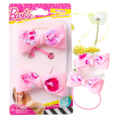 

Barbie hair tools Hair band Elastic band combination Children series 2 pair of rope 1 star 1 magic band 1 pair clip Acrylic hair tool color random
