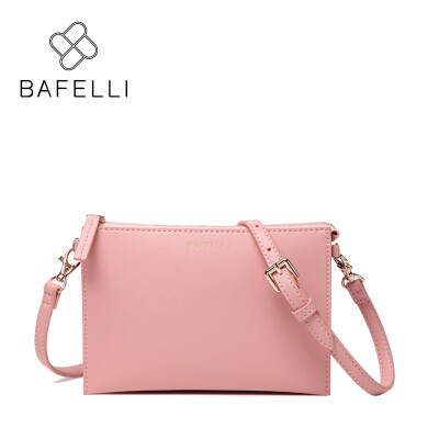 

BAFELLI small flap shoulder handbag fashion Multicolor day clutches hot sale pink red bolsa mujer women messenger bag