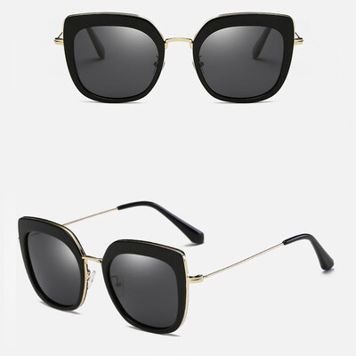 

Мода Unisex Square Vintage Polarized Солнцезащитные очки Мужские Polaroid Женщины Заклепки Металлический дизайн Ретро Солнцезащитные очки Gafas Oculos