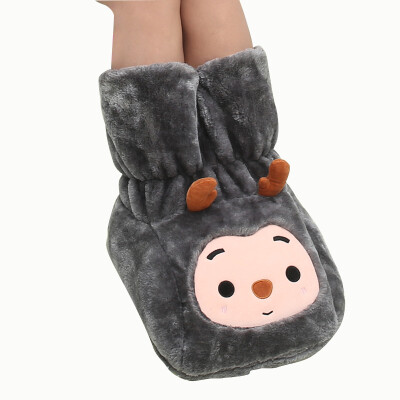 

e·warmer high to help hot water bottle type warm foot treasure cartoon warm shoes warm foot pad removable&washable foldi