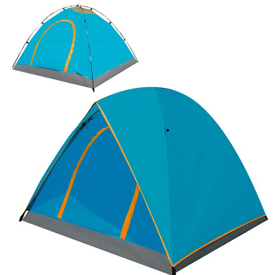 

Red Camp Outdoor Tent 3-4 Double Windproof Rainproof Camping Tent Lake Blue