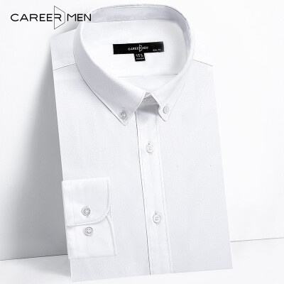 

CareerMen Mens Fashion Slim Fit Non Iron Easy Care Button Down Simple Elegance Long Sleeve Dress Shirt