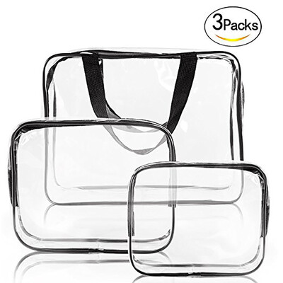 

Сумки для сухих макияжей, 3 пакета туалетной косметики для путешествий Cosmetic Bag Портативный водонепроницаемый корпус для орган