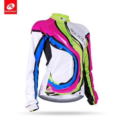 

NUCKILY Women's Cool Design Cycling Jersey Long Sleeve Polyester Riding Clothing For Spring/Autumn