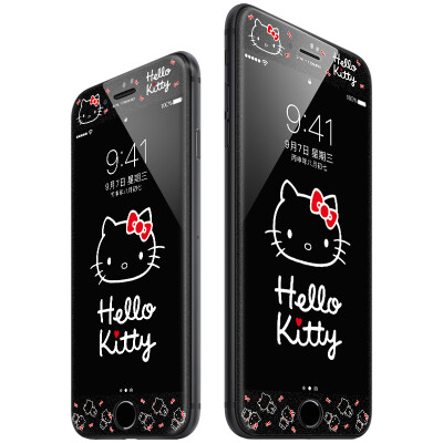 

Hello Kitty Apple 8Plus / 7Plus закаленная пленка iPhone8Plus / 7Plus углеродного волокна мягкая краска цветная пленка защитная пленка для мобильного телефона Phantom of the Kitty