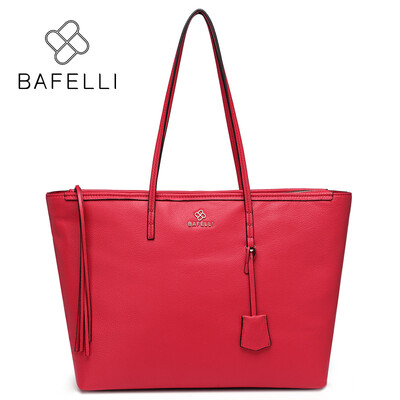 

BAFELLI autumn&winter new arrival genuine leather shoulder bag womens work casual versatile tote bolsa feminina women handbags