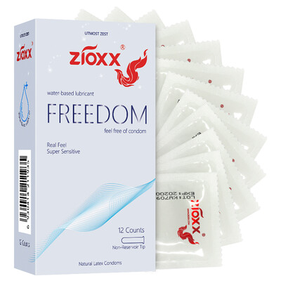 

Zoxx World's Thinest Freedom Hydro Condoms, Water based, 12 Pack