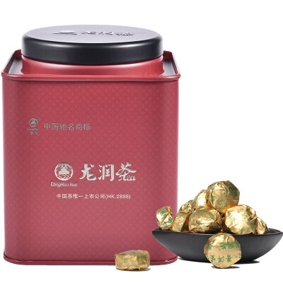 

Long Run tea Pu'er tea cooked red pot original Mini Jin Tuo 150 g / cans