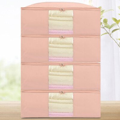 

Baicao bicoy Oxford cloth sorting bag clothes cotton quilt storage bag extra large 4 coral powder