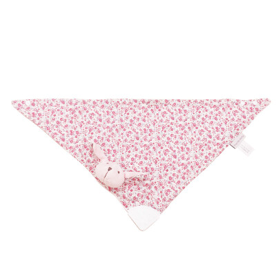 

Mae Lennon Bei comforting towel bibs pink small pink flowers