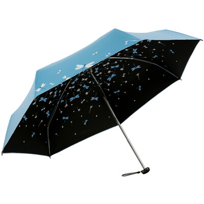 

Paradise umbrella full shading UPF50 mercerized velvet glue 50 off umbrella umbrella 31834E lake blue