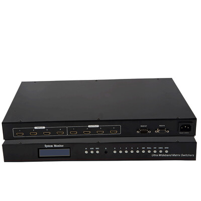 

TCYT RS232 Support 1080P HDMI Matrixes 4x4 Video Switch Splitter with Remote Control