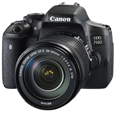 

Комплект Canon EOS 750D SLR (EF-S 18-135mm f / 3.5-5.6 IS STM-объектив)
