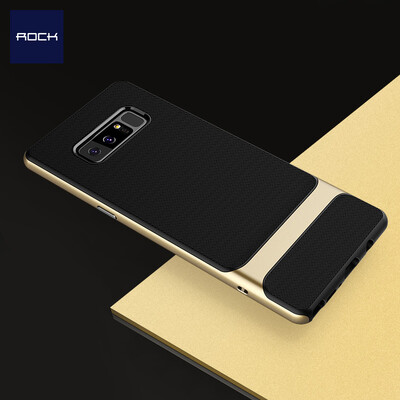 

Локк (ROCK) Note8 Samsung мобильный телефон оболочки защитный рукав все включено силикон Выдерживает падение note8 мягкой оболочки серии Royce Gold