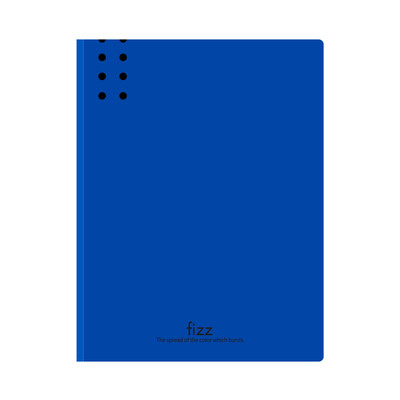 

Fizz high quality 60 pages A4 thickened information book color file book office supplies dark blue A36375