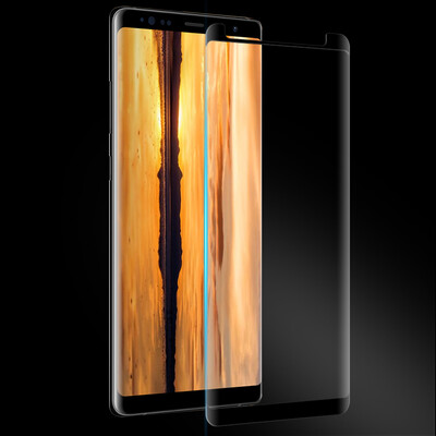 

【3D Bending】 VALEA Samsung note8 tempered film NOTE 8 tempered film 3D curved cover all-glass HD mobile phone protective film black