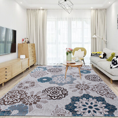 

Li Home Furnishing Turkey imported pastoral living room coffee table sofa bedroom dining room bedside study high latitude anti-slip carpet garden 119113 80 * 120cm