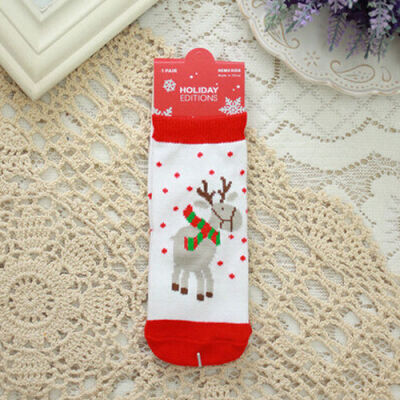 

Toddler Baby Kids Christmas Socks Stocking Boys Girs Xmas Gift Cartoon 1-4Y