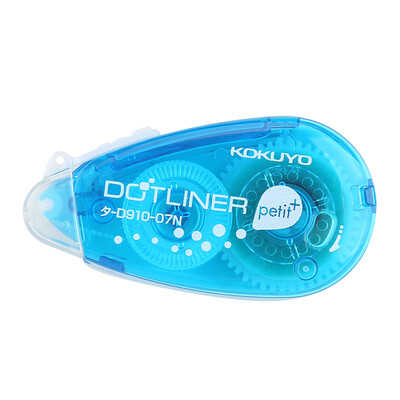 

KOKUYO Japan imported student office mini push-type double-sided adhesive double-sided plastic push 10m 7mm blue TA-D910-07B