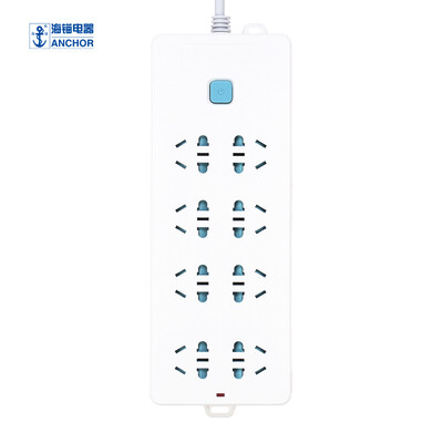 

Sea anchor 3 m patch panel 8 hole position patch panel TV towline refrigerator safety touch proof plug socket panel washing machine master switch power converter 608