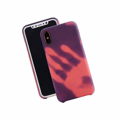 

Outdoor For iPhone X Mchoice Thermal Sensor Physical Discoloration Softphone Case for Iphone X