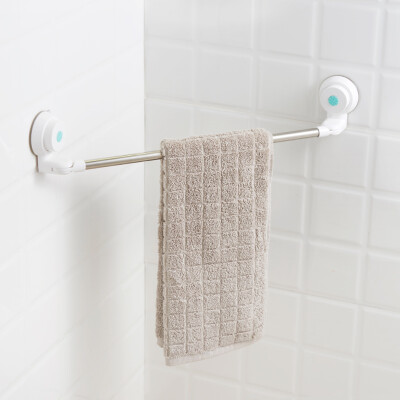 

Shunmei rack bathroom towel Towel rack bathroom suction cup storage rack stainless steel tube rotatable rack 40cm SM-1603