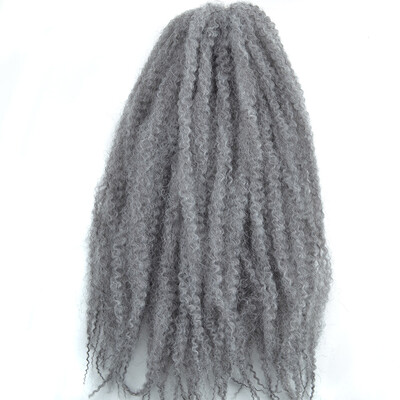 

18 '' Afro Kinky Twist Braids Hair Crochet Braids Hair Curl Crochet Synthetic Braiding Hair 100g/Piece Brown Black Purple Color